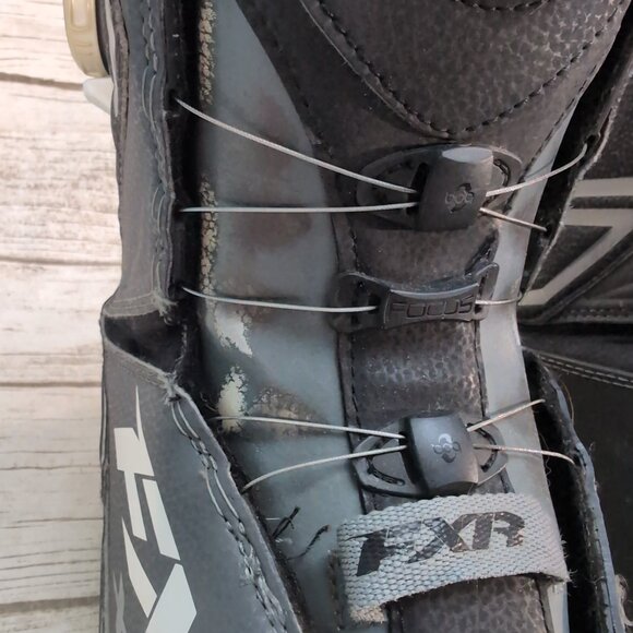FXR Elevation Lite BOA Snow Boots Black Gray – Men’s 9 / Women’s 11 - Picture 4 of 13